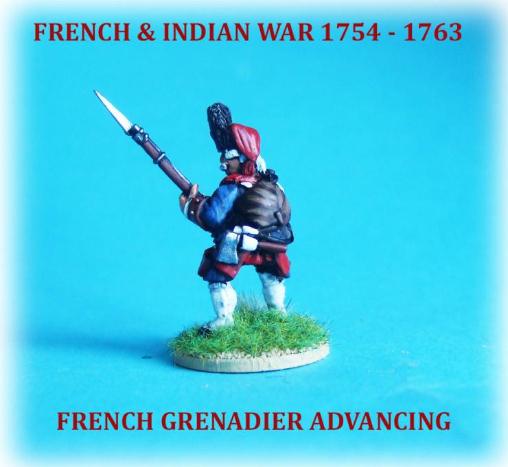 28mm Guerra Francesa & Indiano-French Grenadiers Comando X 4 