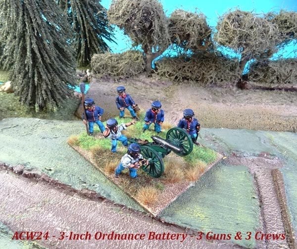 ACW24 - 3-Inch Ordnance Battery x Guns & 3 x Crews