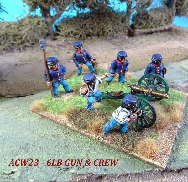 ACW23 - 6lb Gun and 6 x Crew